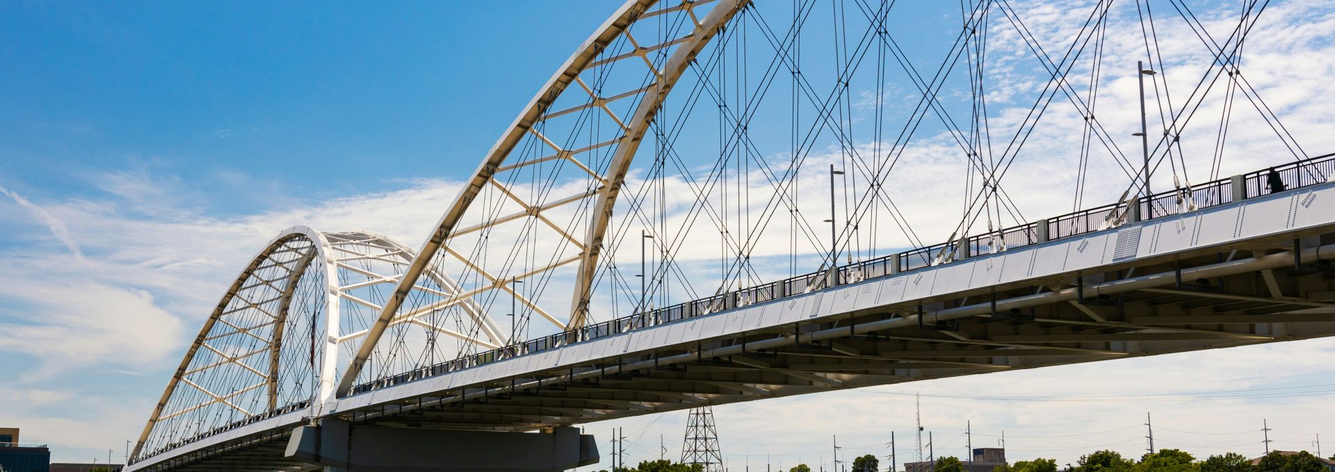 a bridge over a river